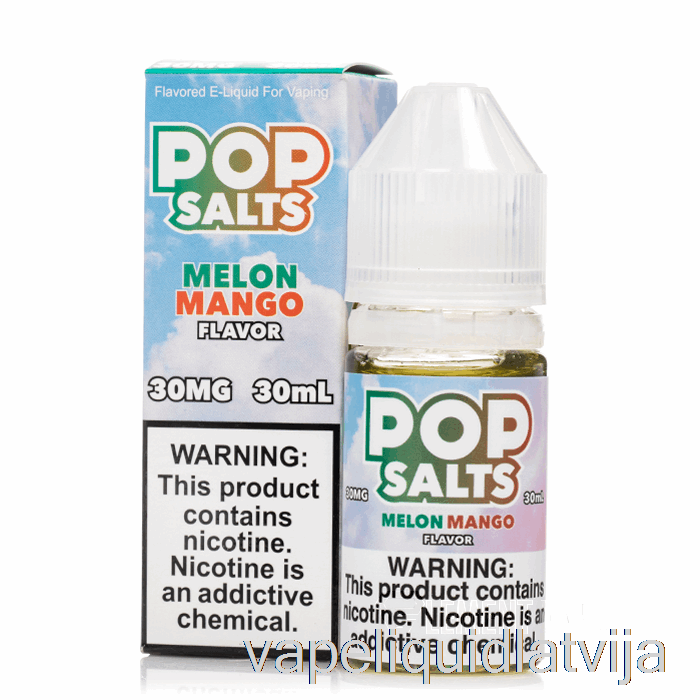 Melones Mango - Popsāļi - 30ml 30mg Vape šķidrums